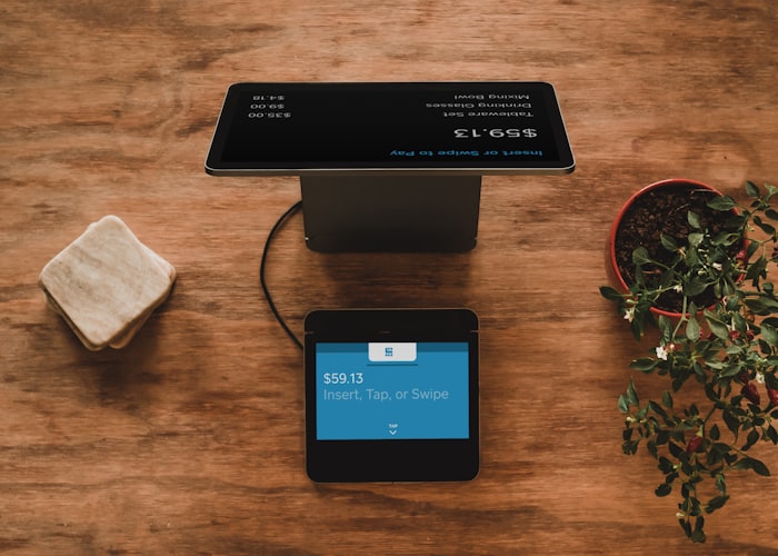 Online store payment system integration — Square point-of-sale terminal