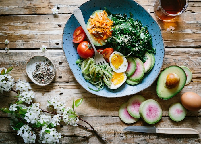 Olive & Thyme restaurant homepage design — food photography